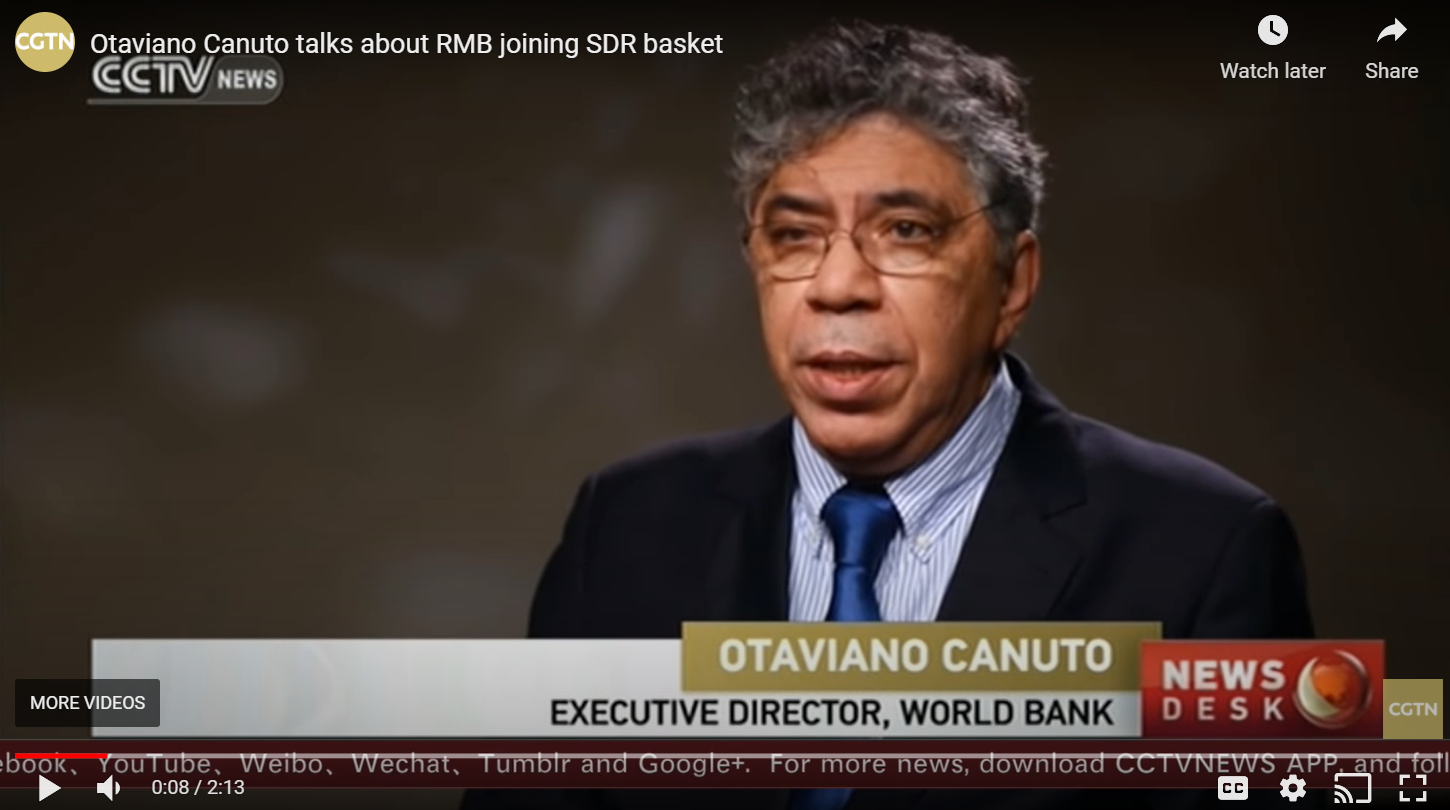 Read more about the article Otaviano Canuto talks about RMB joining SDR basket